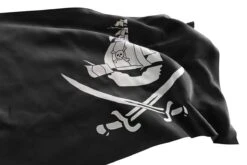 Drapeau De Bateau Pirate Pillard De Trésors -Pirate Costume Shop drapeau avec un bateau dessus pirates des caraibes