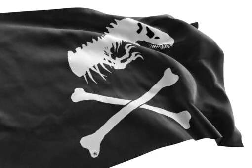Drapeau Dinosaure Style Pavillon Pirate - Image 3