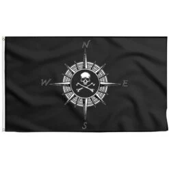 Drapeau Boussole De Pirate