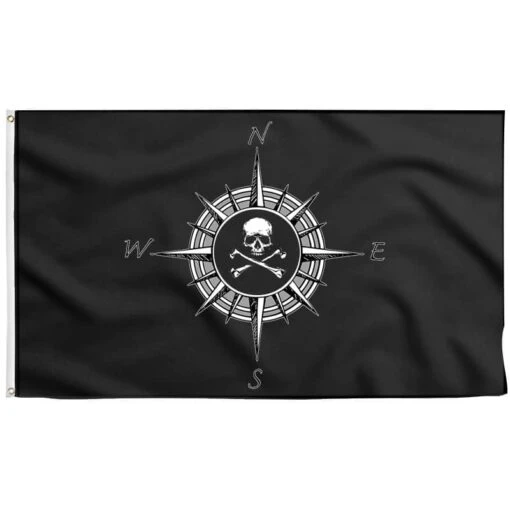 Drapeau Boussole De Pirate