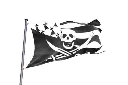 Drapeau Pirate Breton à Vendre - Image 2