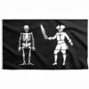 Drapeau De Black Bart Combattant La Mort -Pirate Costume Shop drapeau de black bart