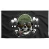 Drapeau De Guerre Pirate - Pavillon Original -Pirate Costume Shop drapeau de guerre pirate 1