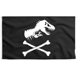 Drapeau Dinosaure Style Pavillon Pirate