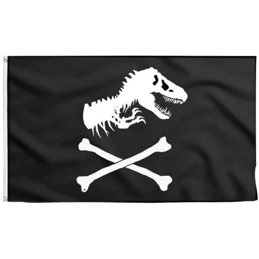 Drapeau Dinosaure Style Pavillon Pirate