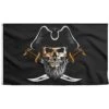 Drapeau Pirate Avec Tricorne Du Capitaine -Pirate Costume Shop drapeau piarte avec tricorne 1