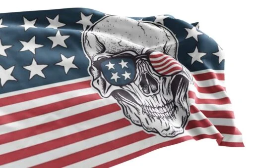 Drapeau Pirate Américain - Image 3