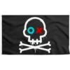 Drapeau Pirate Anarchiste - Pavillon Original -Pirate Costume Shop drapeau pirate anarchiste 1