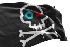 Drapeau Pirate Anarchiste - Pavillon Original -Pirate Costume Shop drapeau pirate anarchiste 3