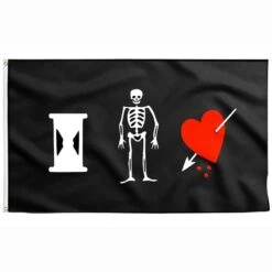 Drapeau Pirate Anglais De John Phillips -Pirate Costume Shop drapeau pirate anglais 1