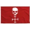 Drapeau Pirate Au Fond Rouge Sanguinaire -Pirate Costume Shop drapeau pirate au fond rouge