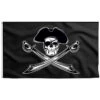 Drapeau Pirate Avec Chapeau Et Sabres -Pirate Costume Shop drapeau pirate avec chapeau