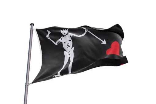 Drapeau Pirate Barbe Noire - Image 2