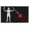 Drapeau Pirate Barbe Noire -Pirate Costume Shop drapeau pirate barbe noire jolly roger 1