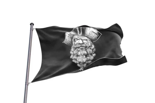 Drapeau Pirate Barbu - Pavillon Noir - Image 2