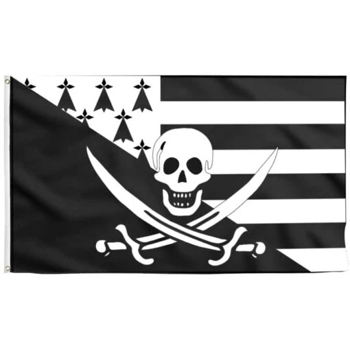 Drapeau Pirate Breton à Vendre