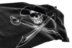 Drapeau Pirate Avec Chapeau Et Sabres -Pirate Costume Shop drapeau pirate chapeau