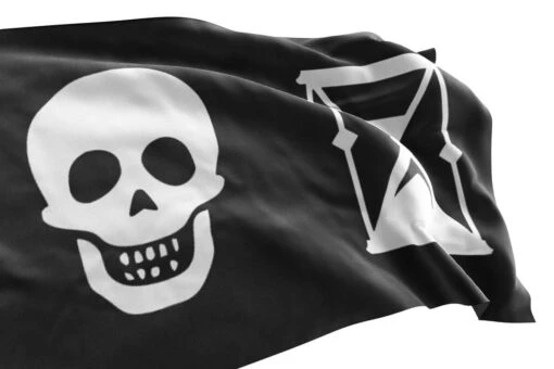 Drapeau Pirate Sablier Du Capitaine Napin - Image 3