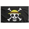 ▷ Drapeau Pirate De Luffy (One Piece) -Pirate Costume Shop drapeau pirate de luffy 1