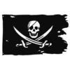 Drapeau Pirate Déchiré Par Les Combats -Pirate Costume Shop drapeau pirate dechire 1