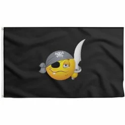 Drapeau Pirate Emoji Bandit Des Caraïbes