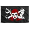 Drapeau Pirate Femme Guerrière -Pirate Costume Shop drapeau pirate femme
