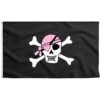 Drapeau Pirate Fille Terreur Des Caraïbes -Pirate Costume Shop drapeau pirate fille