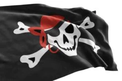 Drapeau Pirate Foulard Rouge -Pirate Costume Shop drapeau pirate foulard rouge 15x90 drapeau 90 x 150 xm