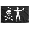 Drapeau Pirate Français Jean Thomas Dulaien -Pirate Costume Shop drapeau pirate francais