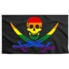 Drapeau Pirate Gay - Pavillon Noir Original -Pirate Costume Shop drapeau pirate gay 1