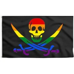 Drapeau Pirate Gay - Pavillon Noir Original