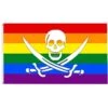 Drapeau Pirate LGBT - Pavillon Noir Original -Pirate Costume Shop drapeau pirate lgbt 2