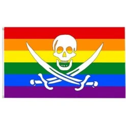Drapeau Pirate LGBT - Pavillon Noir Original