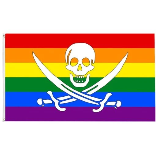 Drapeau Pirate LGBT - Pavillon Noir Original