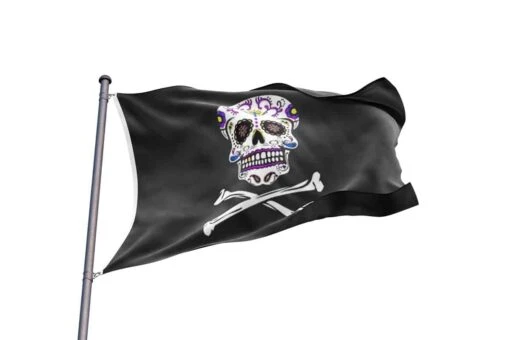 Drapeau Tête De Mort Mexicaine - Image 2
