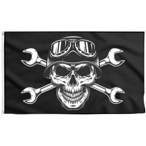 Drapeau Pirate Moto - Pavillon Original