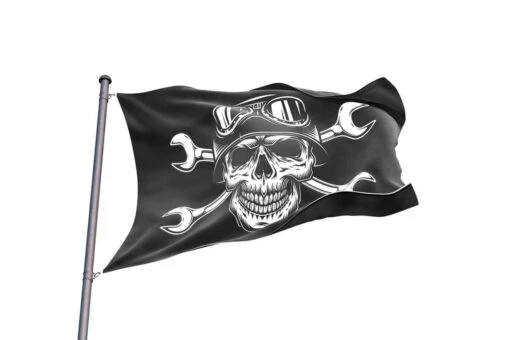 Drapeau Pirate Moto - Pavillon Original - Image 2