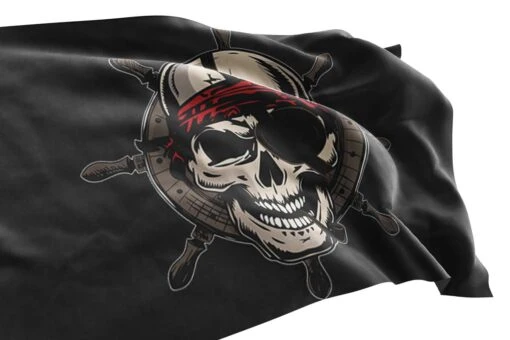 Drapeau Pirate Navigation - Pavillon Noir - Image 3