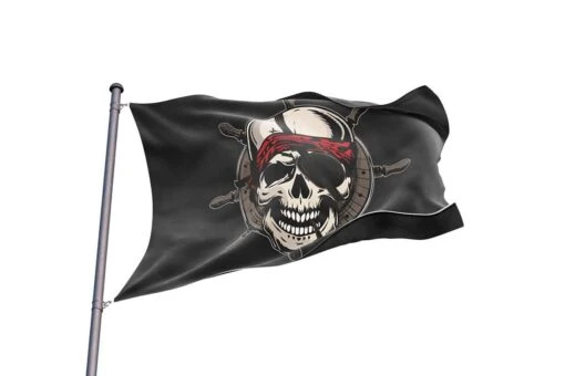 Drapeau Pirate Navigation - Pavillon Noir - Image 2