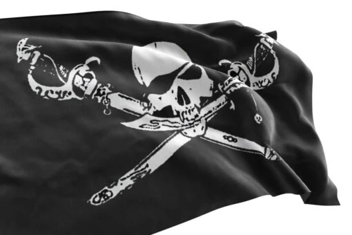 Drapeau Pirate Pas De Quartier - Image 3