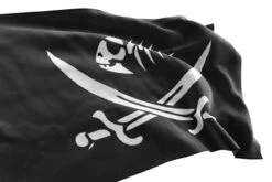 Drapeau Pirate Poisson Écumeur De Mer -Pirate Costume Shop drapeau pirate poisson 3