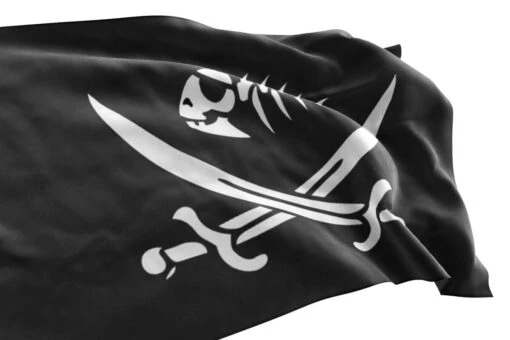 Drapeau Pirate Poisson Écumeur De Mer - Image 3