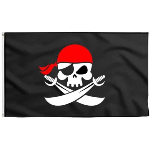Drapeau Pirate Pour Bateau De Voleurs