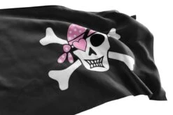Drapeau Pirate Fille Terreur Des Caraïbes -Pirate Costume Shop drapeau pirate pour fille 1