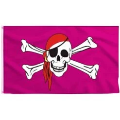 Acheter Drapeau Pirate Rose