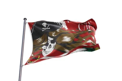 Drapeau Squelette Pirate Femme - Image 2