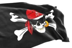 Drapeau Squelette Pirate Lunette -Pirate Costume Shop drapeau squelette pirate lunette 1