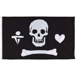 Drapeau Stede Bonnet Dit Le Gentleman Pirate
