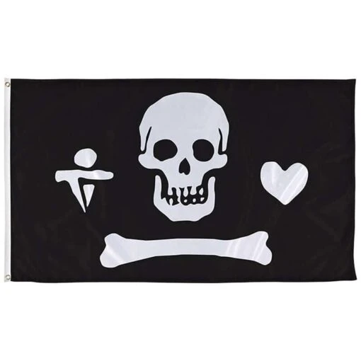 Drapeau Stede Bonnet Dit Le Gentleman Pirate