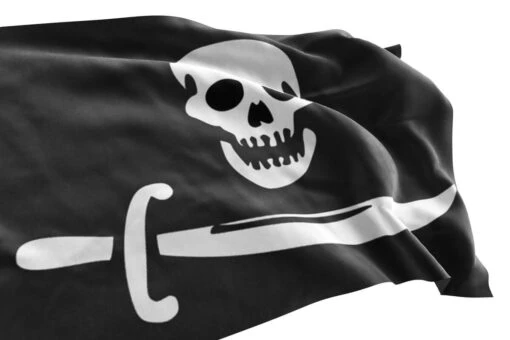 Drapeau Sur Bateau Pirate Sans Pitié - Image 3